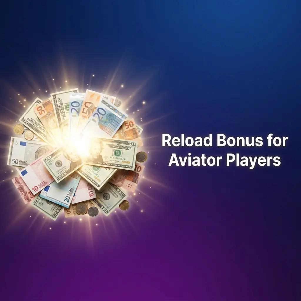 Reload bonus offer for existing Aviator players on subsequent deposits at online casinos