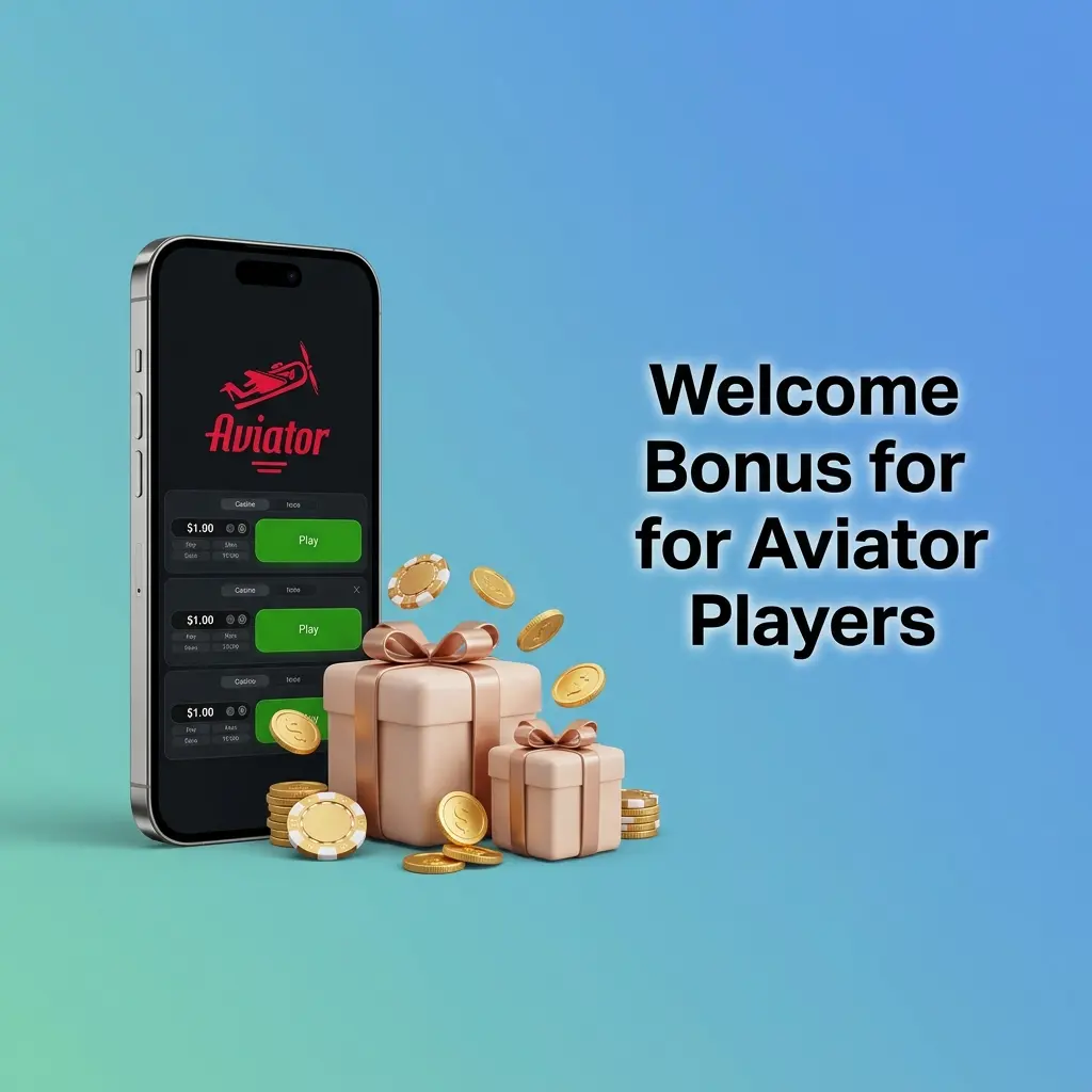 Welcome bonus offer for new Aviator players after registration and initial deposit to boost playing balance